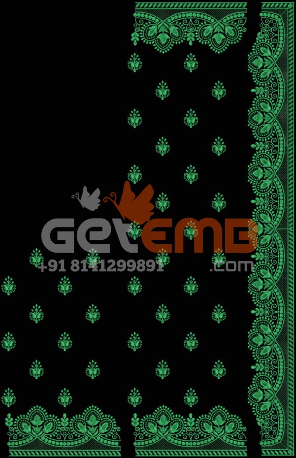 cpallu saree embroidery design