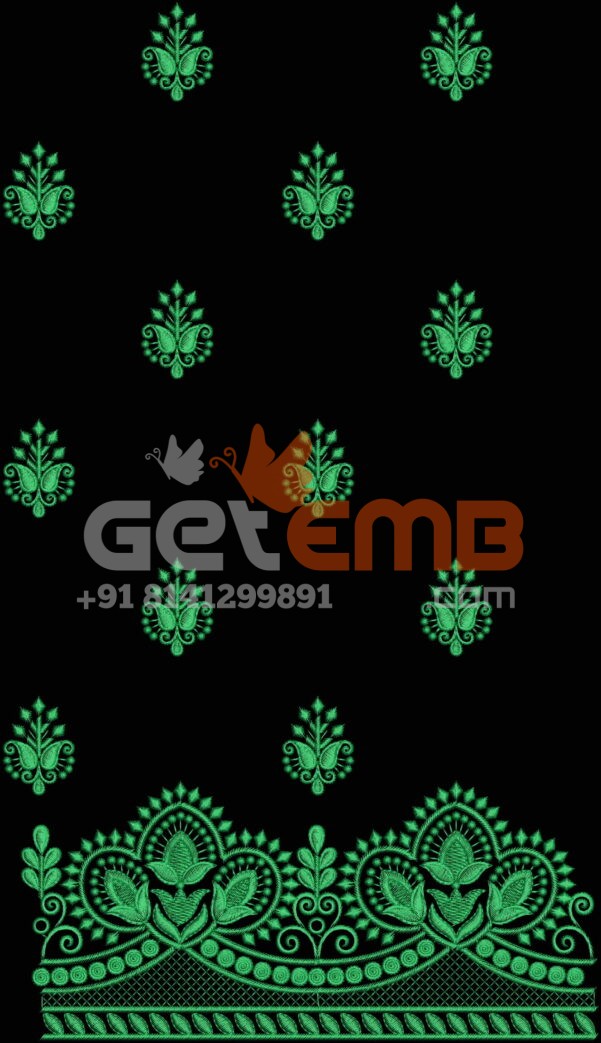 cpallu saree embroidery design