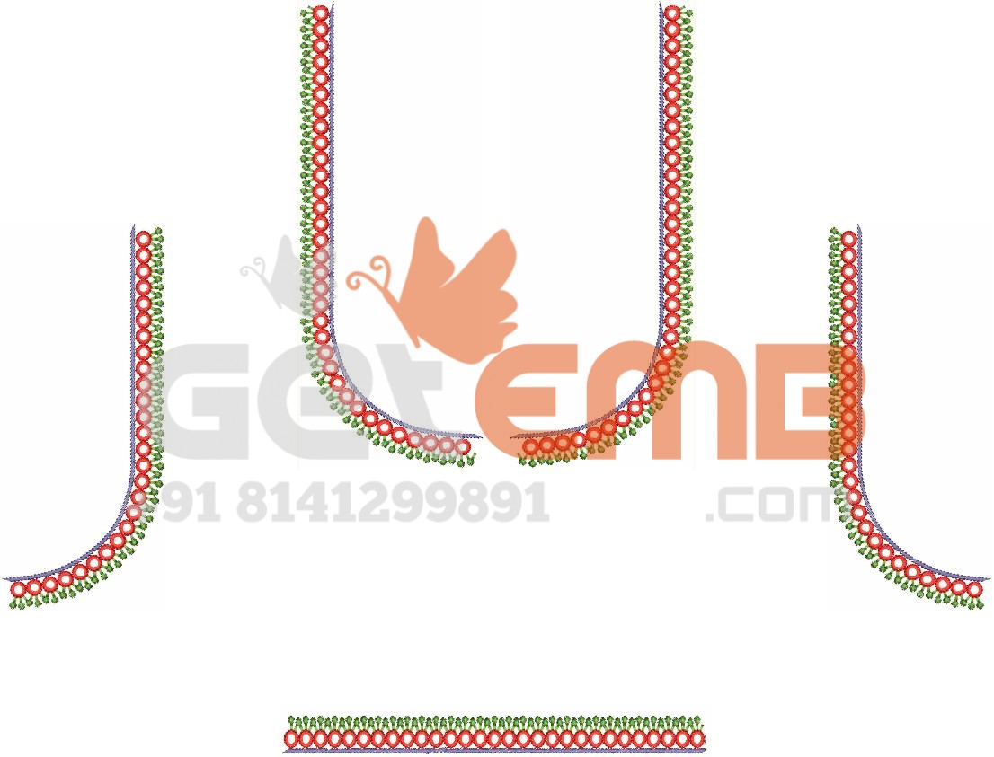 Blouse Embroidery Designs for Small Embroidery Machines